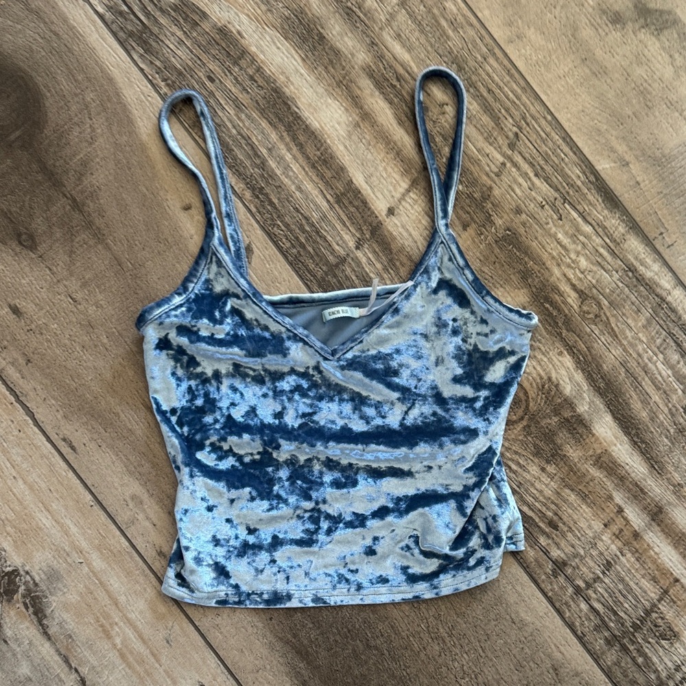 Kimchi blue velvet tank top
